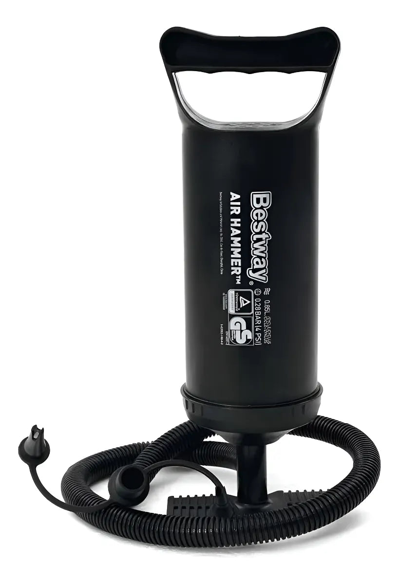 Inflador De Aire Manual Bestway 30cm Negro