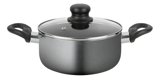 Olla De Aluminio 26 Cm 5 Lts Fantuzzi Antiadherente Negro