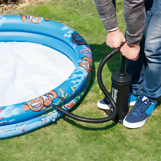 Inflador De Aire Manual Bestway 30cm Negro